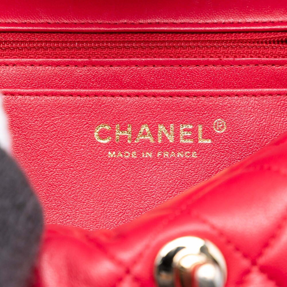 Pre-Loved Chanel Mini Rectangular Classic Lambskin Single Flap - Picture 5 of 7